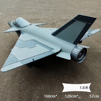Modèle d'avion de chasse furtif J-10, décoration d'avion classique de grande taille, ornement d'avion en fer forgé à la main, vente directe d'usine