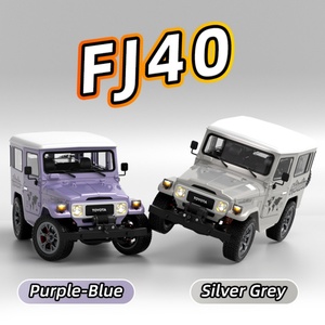 Voiture RC style FJ40 en métal texturé à l'échelle 1/16, modèle SJY-HG4-211, avec fumée, lumières et treuil simulés, jouet télécommandé pour adultes, vente chaude - Product Image 6