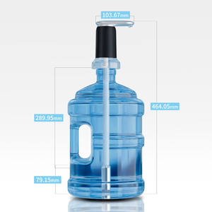 Macchina di plastica portatile dell'erogatore della pompa dell'acqua fredda <span class=keywords><strong>3</strong></span> galloni per uso dell'ufficio e della casa refrigeratore di acqua potabile in bottiglia - Product Image 6