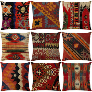 Mayorista Estilo Nórdico Nacional Mandala Impreso Digital Cuadrado Hogar Oficina Sofá Silla Decoración Estilo Bohemio Étnico Funda <span class=keywords><strong>de</strong></span> Cojín - Product Image 2