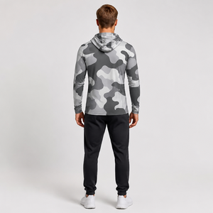 Camisa de Pesca con Capucha y Manga Larga para Hombre, Camuflaje, Protección Solar UPF 50, Anti-UV, Secado Rápido - Product Image 2