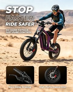 Motocicleta Eléctrica Todoterreno Dinámica y Versátil con Tracción Media para Montañismo, Manejo Estable y Potente - Product Image 2