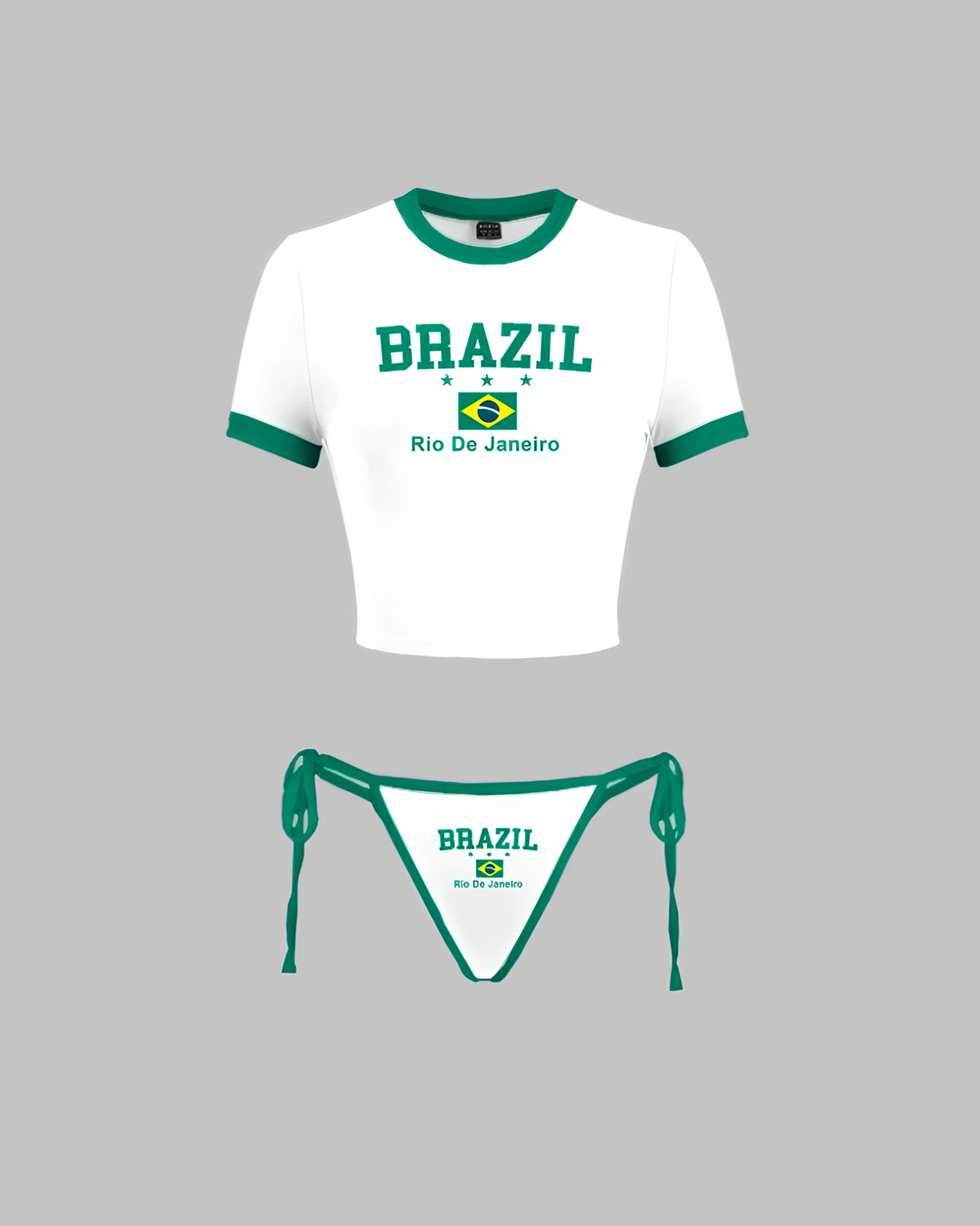 Blanco y verde