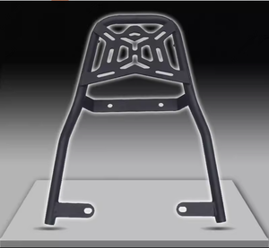 Accesorio para Motocicleta Continental para Warhawk CBF190X, Nuevo Portaequipajes Trasero, Soporte para Maletero de Acero al Carbono Negro - Product Image 1