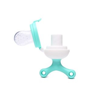 Mangeoire pour l'alimentation de bébé personnalisée en usine sans BPA sucette en silicone de qualité alimentaire mangeoire pour fruits frais pour bébé - Product Image 3