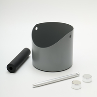 Mini-bac à café en alliage d'aluminium de qualité alimentaire, écologique, 6 couleurs, avec design portable et réservoir intégré, pour machine à café