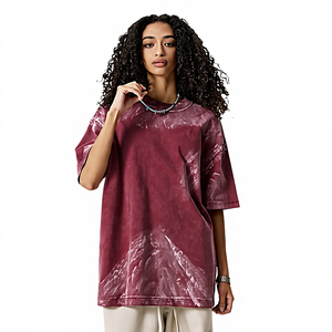 メンズ オーバーサイズ カスタム <span class=keywords><strong>T</strong></span>シャツ 260g ウォッシュド 無地 ソフトコットン カジュアル ルーズフィット <span class=keywords><strong>T</strong></span>シャツ - Product Image 3