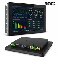Terminal Android Todo en Uno de Montaje Empotrado de 7/10.1/15.6/21.5 Pulgadas RK3562 RK3568 para Monitoreo de Equipos en Sitios de Minería, Resistente al Polvo