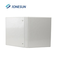 Carpeta Archivadora de PVC Blanca Personalizada Tamaño A4, Carpeta de Almacenamiento de Papel para Oficina, Organizador de Documentos, Carpeta con 3 Anillas