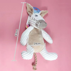 Jouet sonore personnalisé pour chien en peluche, en forme de batte de baseball et d'<span class=keywords><strong>âne</strong></span>, pour grands chiens - Jouet sonore à mordre - Product Image 6