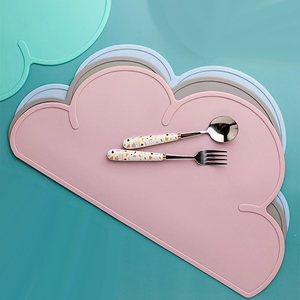 Tapis de table en silicone confortable en forme de nuage pour bébés et tout-petits, avec logo personnalisé, très populaire - Product Image 6