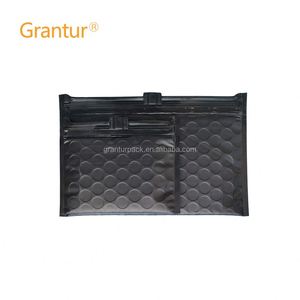 Direkt ab Werk: Matte Schwarze Luftpolstertasche mit Reißverschluss und Schieber - Product Image 4
