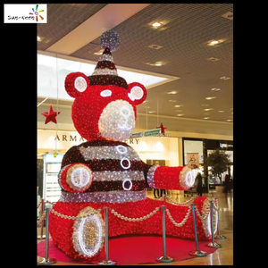 Décoration de Noël extérieure, motif en forme d'ours lumineux à LED pour la fête de la Saint-Valentin - Product Image 2