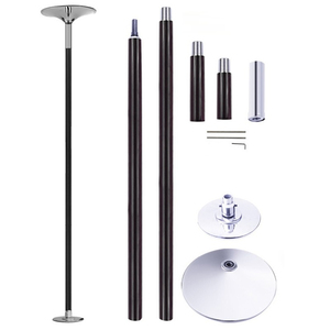 Postes <span class=keywords><strong>de</strong></span> <span class=keywords><strong>baile</strong></span> portátiles <span class=keywords><strong>de</strong></span> exportación, <span class=keywords><strong>tubo</strong></span> <span class=keywords><strong>de</strong></span> <span class=keywords><strong>baile</strong></span> giratorio estático <span class=keywords><strong>de</strong></span> silicona negra <span class=keywords><strong>de</strong></span> 40mm - Product Image 6