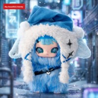 Officiel Big Beautiful Tide Play Girls Generation Série 400% Boîte Mystère en ABS et Peluche, Ensemble de 36 Pièces, Figurine Mignonne pour Décoration de Bureau