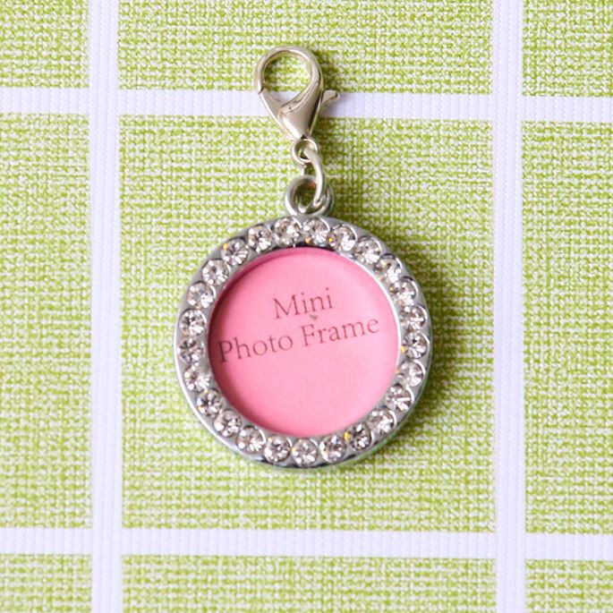 Argento arrotondato-2,8 * 2,8 cm