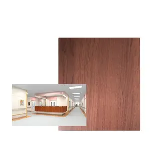 Building restroom use wood grain pvc film laminated metal sheet for door panel