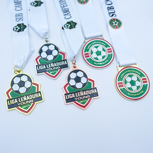 Médaille commémorative de <span class=keywords><strong>championnat</strong></span> de volley-ball, de football et de soccer, personnalisable, en or brillant, souvenir de course, création sur mesure - Product Image 1