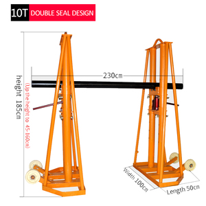 Unterirdische 5T-Kabeltrommelbuchse Hydraulische Kabeltrommel aufzüge mit hoher Last Auszahlung Kabeltrommel ständer Trommel heber - Product Image 6