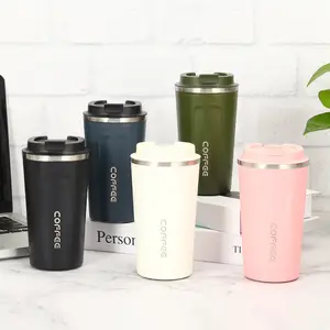 Smart Temperature Measuring Coffee Cup 304/316 Stainless Steel Portable Mug In Car Thermos Cup