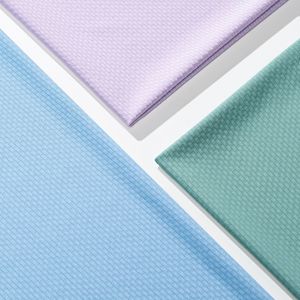 Tissu <span class=keywords><strong>de</strong></span> vêtement respirant en soie glacée <span class=keywords><strong>de</strong></span> polyuréthane <span class=keywords><strong>de</strong></span> haute qualité à bas prix, 91 % polyester, 9 % élasthanne, UPF50+, anti-UV, protection solaire - Product Image 2