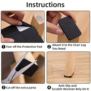 Tùy chỉnh tự dính EVA không trượt miếng đệm đồ nội thất tròn vuông dính cho bề mặt cứng tùy chỉnh đồ nội thất bảo vệ chân - Product Image 4