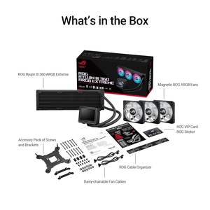 Enfriador Líquido para CPU Asus Rog RyuJin Iii 360 Argb Extreme Aio con Ventiladores de 120 mm e Iluminación ArGB para Servidor de Escritorio - Product Image 6