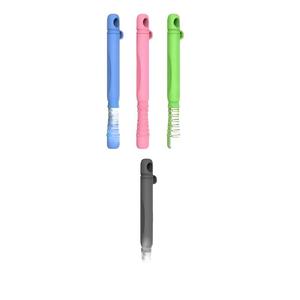 Nouveauté : Inhalateurs en silicone réutilisables <span class=keywords><strong>pour</strong></span> arrêter <span class=keywords><strong>de</strong></span> <span class=keywords><strong>fumer</strong></span> avec poignée antidérapante, sans BPA, aide respiratoire à mâcher, noyau remplaçable - Product Image 1