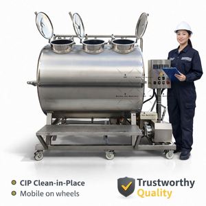 ถัง CIP สแตนเลสแบบกำหนดเองได้ ระบบ CIP อัตโนมัติแบบพกพา เครื่องซักล้างระบบ CIP - Product Image 4