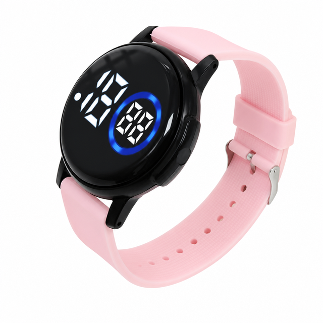 2026 Digital Luminous Electronic Button Glowing Design Minimalist Sporty Watch Students Unisex Gifts Kids