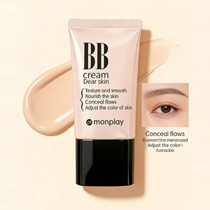 <span class=keywords><strong>Crema</strong></span> BB OEM Monplay Dear Skin, Control de Grasa, Iluminadora, Correctora, Textura Suave, Para Todo Tipo de Piel - Product Image 2