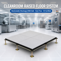 Système de plancher surélevé robuste, panneau antistatique en sulfate de calcium 600x600x32mm, vente en gros directe d'usine OEM SENMAI