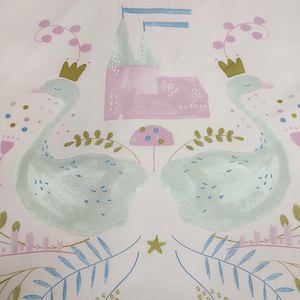 Juego de Ropa de Cama Maydow con Diseño de Cisne y Oso de Dibujos Animados, 100% Algodón, 200 Hilos, Transpirable, para Todas las Estaciones, para Bebés Niños, Cuna - Product Image 6