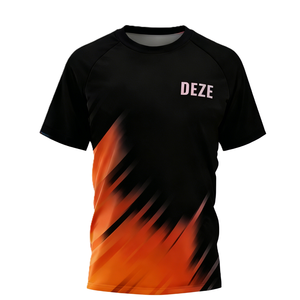 เสื้อยืด ZEDE แบบกำหนดเองได้สำหรับทุกเพศ พิมพ์ลายตามสั่ง แห้งเร็ว เสื้อผ้ากีฬา ชุดยูนิฟอร์ม แขนสั้น สำหรับผู้ใหญ่ เสื้อยืดวิ่ง - Product Image 4