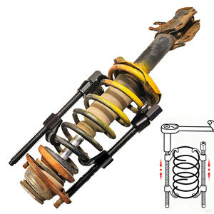 스틸 유니버설 블랙 자동차 수리 코일 스프링 압축 도구 자동차 스프링 압축기 쇼크 스프링 압축기 - Product Image 6