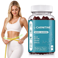 Gommes de L-Carnitine faciles à emporter, à mâcher, savoureuses, complément alimentaire minceur pour adultes