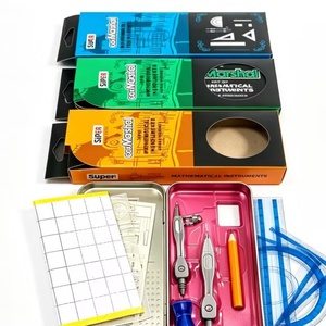 Wholesale Factory 13pcs Super Marshal Math Learning Education Essential Student <b>Drawing</b> Compass Set <b>with</b> Custom Logo - Product Image 2
