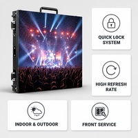Pantalla LED de Alquiler para Fábrica, 500x500mm P3.91, Video Wall para Escenarios, Conciertos, Bodas, Ferias Comerciales, Panel LED para Interiores y Exteriores