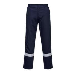 PORTWEST - BZ14NARXL Pantalon bleu marine Bizweld Iona-EAN 5036108312641 WORKWEAR RÉSISTANT AUX FLAMMES - Product Image 1