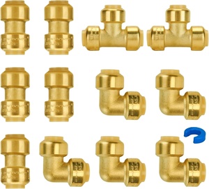 Threaded Brass Adapter rò rỉ bằng chứng Đồng Ống lắp HVAC lạnh + nén phù hợp với O-ring con dấu - Product Image 6
