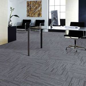 Alfombra Comercial Antideslizante Ecológica de Bucle para Oficina y Hotel, Diseño de Empalme Cuadrado, Venta al por Mayor - Product Image 4