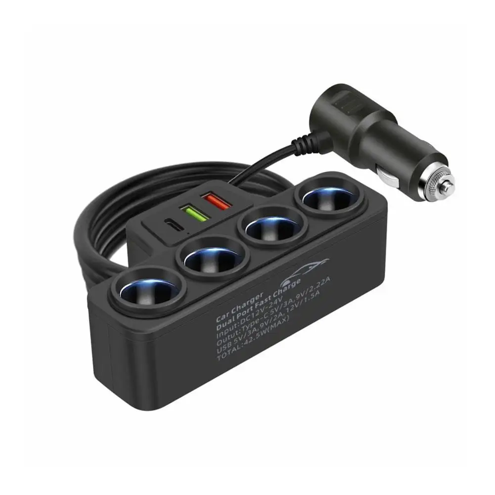 12v car cigarette lighter socket dual usb port Auto Drive 12V/24V Adapter with Two Charging Ports In fact RV Cigarette Lighter Socket with