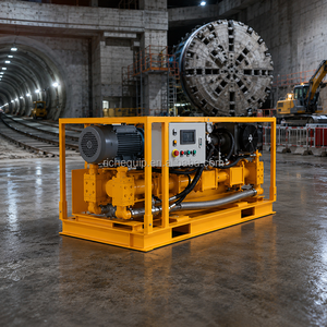 Bomba de Inyección de Lechada Hidráulica Eléctrica de Doble Cilindro de 120L/Min y 30 Bar para Inyección de Lechada en Túneles, Cimentaciones y Minería - Product Image 1