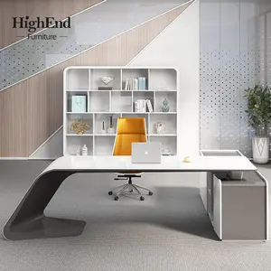 Лидер продаж, многофункциональный офисный стол большого класса люкс, многофункциональный офисный стол в форме буквы L