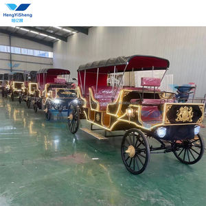 Nuevo carruaje eléctrico tirado por caballos con 4 ruedas para transporte Especial de Turismo - Product Image 4
