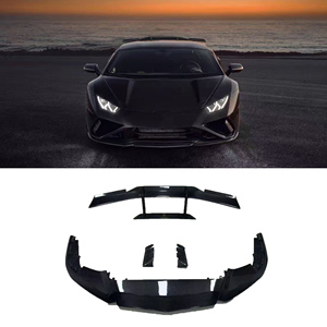 Kit carrosserie en fibre de carbone pour Lamborghini Huracan EVO : Diffuseur avant, spoiler et jupes latérales de style NT améliorés pour Huracan EVO - Product Image 1