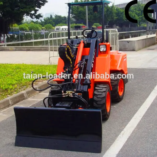 Machines agricoles DY620 mini chargeuse sur pneus tracteur avec bulldozer