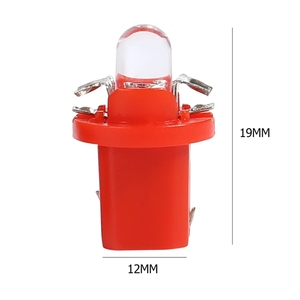 Rosso blu bianco luci del cruscotto auto <span class=keywords><strong>12V</strong></span> <span class=keywords><strong>T5</strong></span> B8.5d lampadine a LED per auto lampadine del cruscotto a bassa potenza SMD luce interruttore del cruscotto - Product Image 2