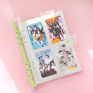 Classeur Kpop en plastique transparent 3 pouces, porte-cartes PVC, album photo pour cartes et photos avec pages intérieures - Product Image 2