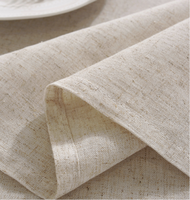 Nappe en polyester de couleur unie pour salle à manger, usage domestique, nappe rectangulaire pour table basse